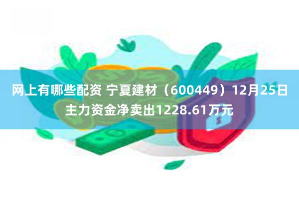 网上有哪些配资 宁夏建材（600449）12月25日主力资金净卖出1228.61万元