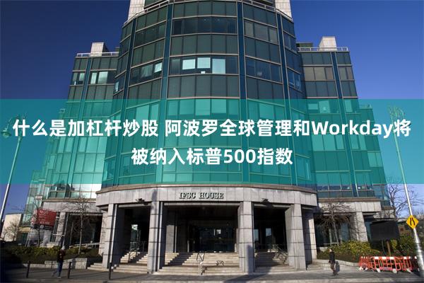 什么是加杠杆炒股 阿波罗全球管理和Workday将被纳入标普500指数